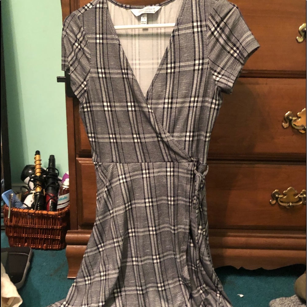 Black and White Plaid Dress never worn